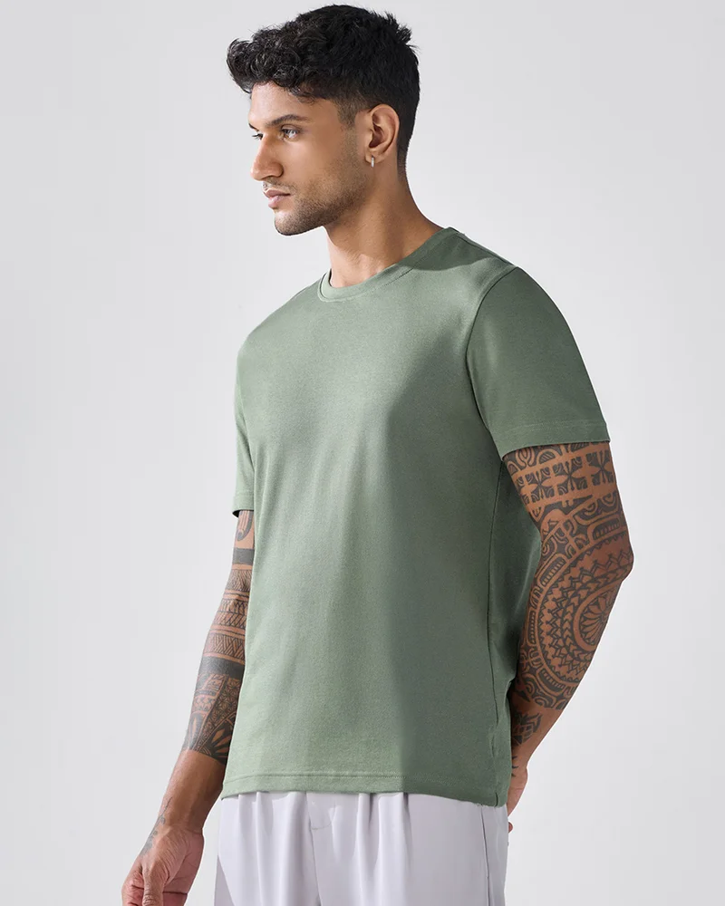 بيواكوف تيشيرت رجالي زيتوني